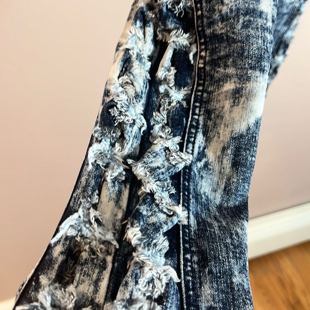 Redfox Side Slice Denim Stretch Jogger - Picture 8 of 10